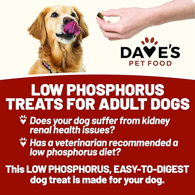 Dave's Kidney-Friendly Sweet Potato Dog Treats /5oz