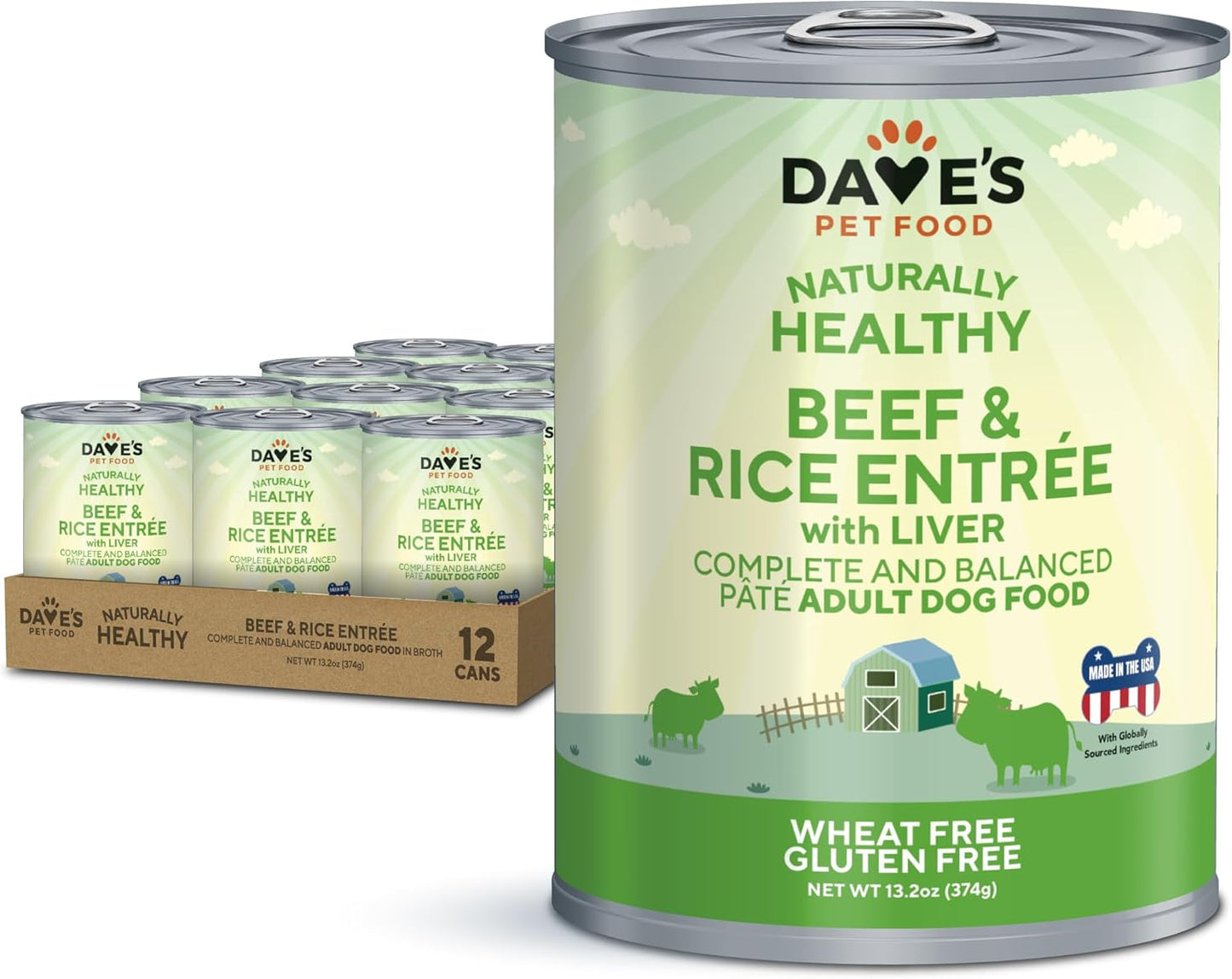 Naturally Healthy Beef & Rice Entrée For Dogs / 13.2 oz