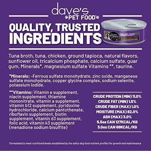 Naturally Healthy Grain Free Chicken & Tuna Recipe in Saucey Paté / 5.5 oz