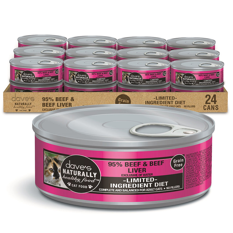 Dave's canned cat store food