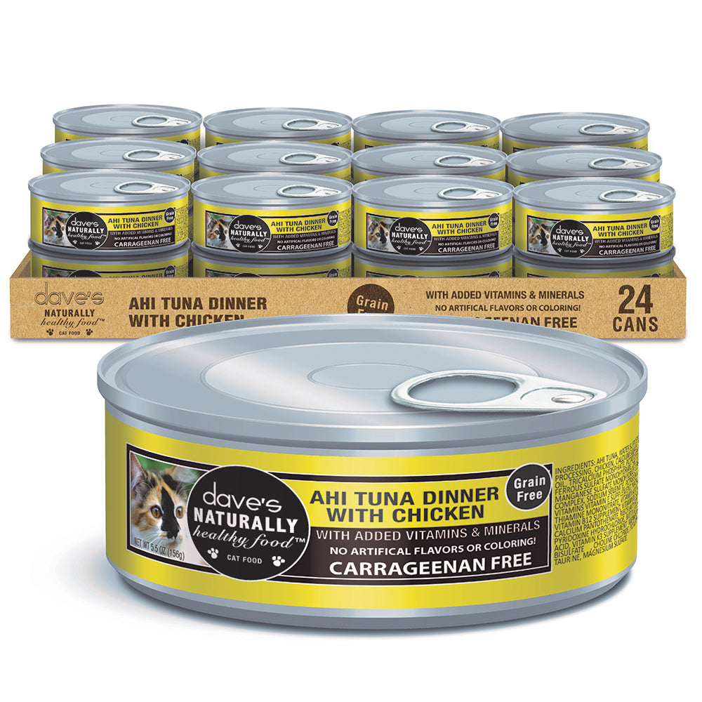 Naturally Healthy Grain Free Ahi Tuna Dinner with Chicken / 5.5 oz