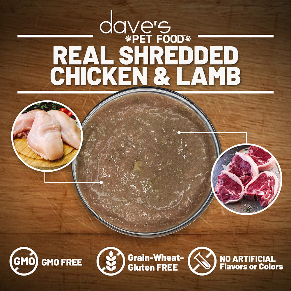 Shredded Chicken & Lamb Dinner in Gravy / 2.8 oz
