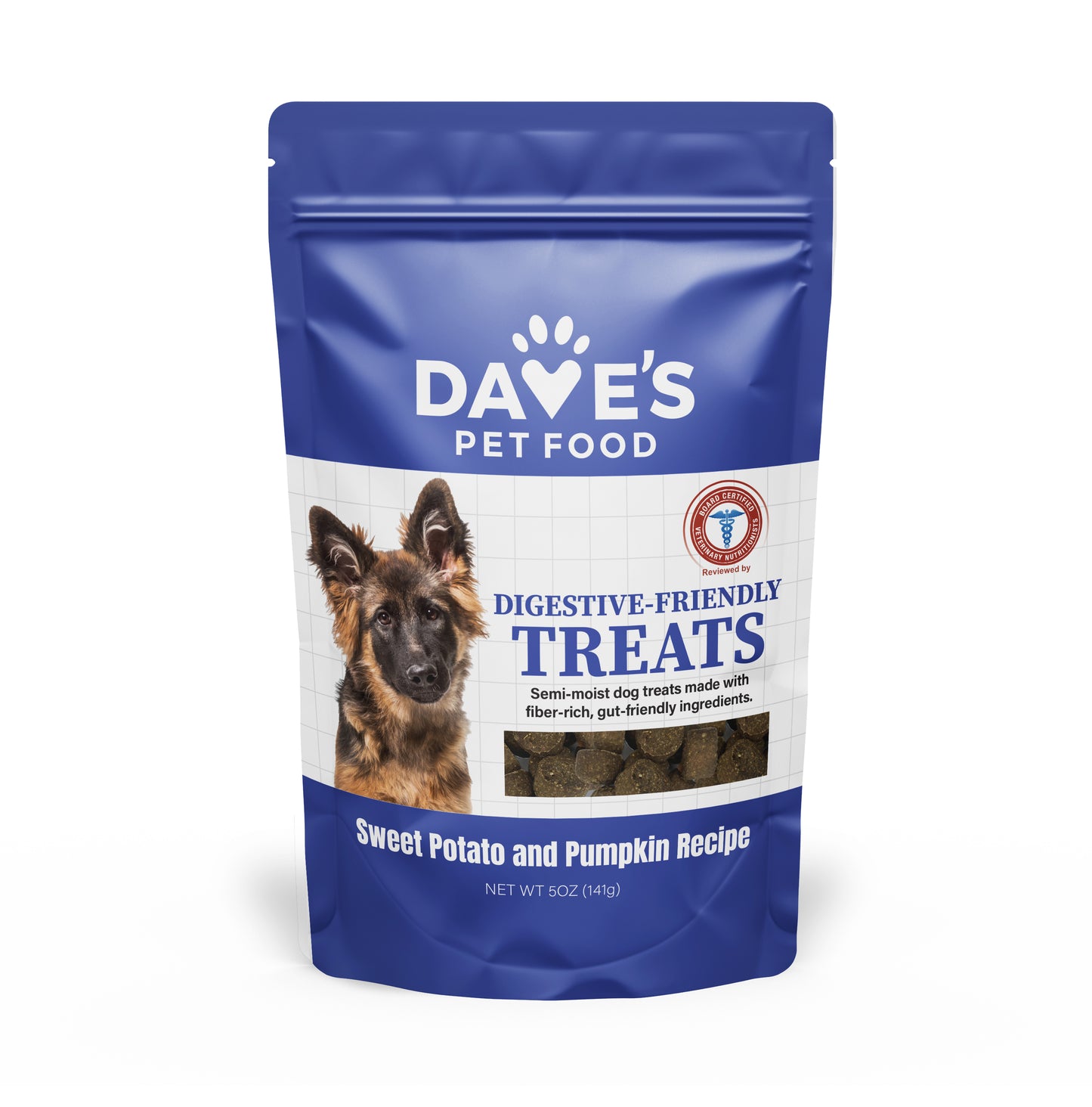 Dave's Digestive-Friendly Sweet Potato & Pumpkin Dog Treats /5oz