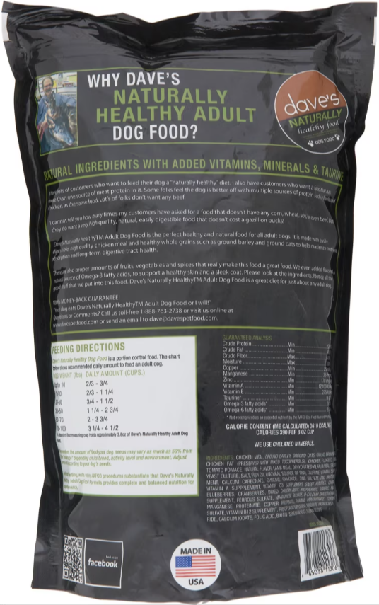Naturally Healthy™ Adult Dog Food