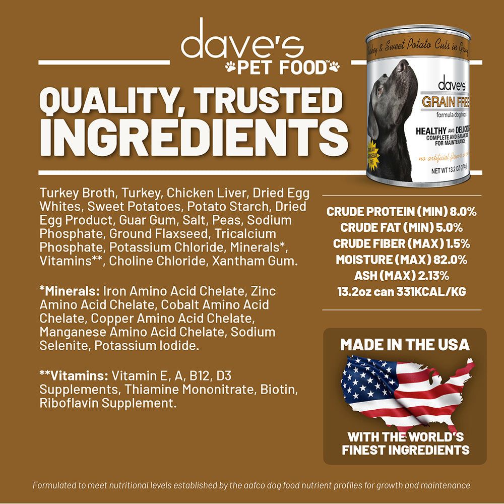 Stewlicious Turkey & Sweet Potato Stew For Dogs / 13.2 oz