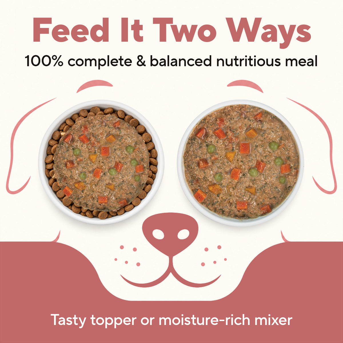 Dave's Grain-Free Goat Milk, Duck & Beef Pouch Recipe for Dogs / 10 Pack - 9 oz Pouches