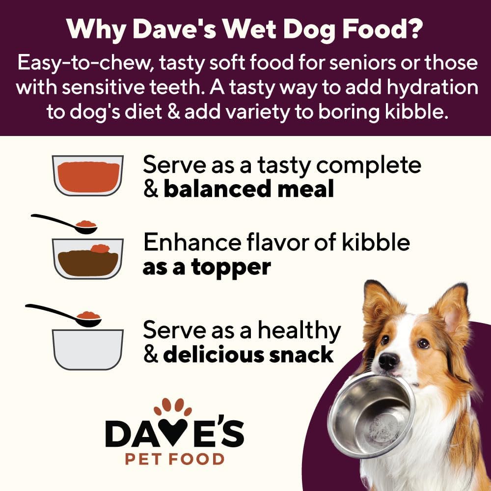 Dave's Restricted Hip & Joint Support, Chicken, Duck, & Turkey Recipe for Dogs / 13.2 oz
