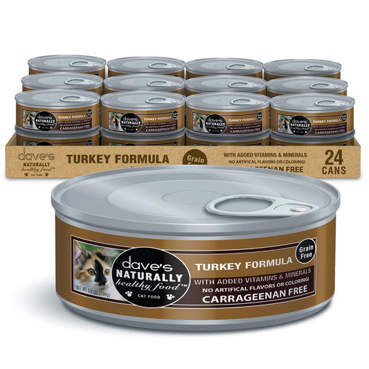Naturally Healthy Grain Free Turkey Formula / 5.5 oz