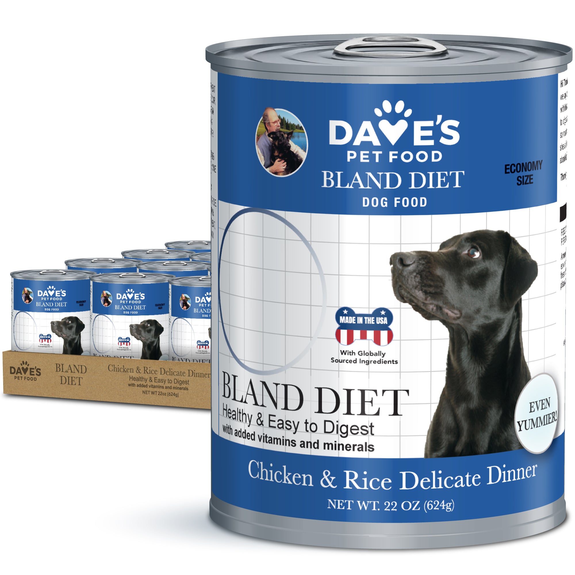 Restricted Diet Bland for Dogs Chicken and Rice 22 oz