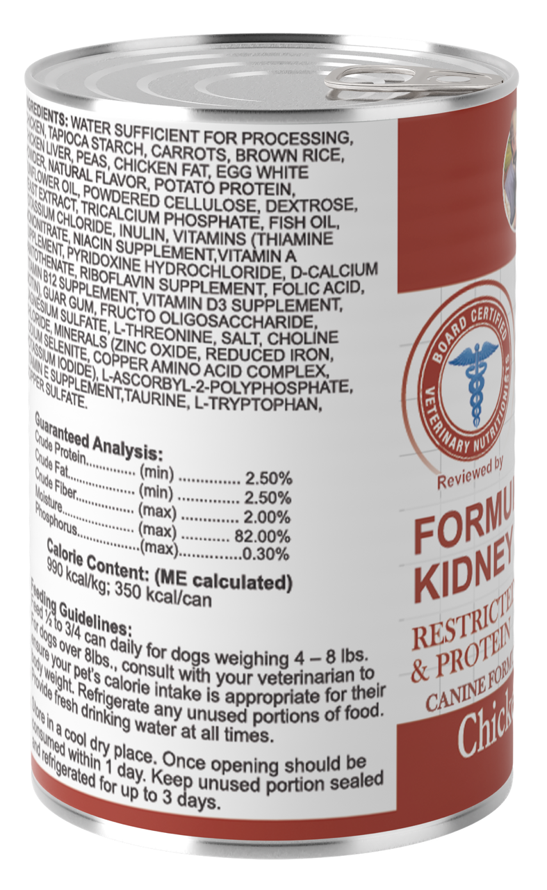 Restricted Diet Phosphorus – Chicken & Vegetable Stew for Dogs