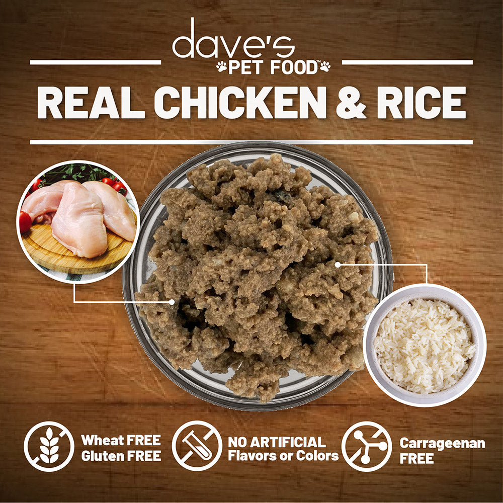 Restricted Diet Bland for Dogs Chicken and Rice 13.2 oz