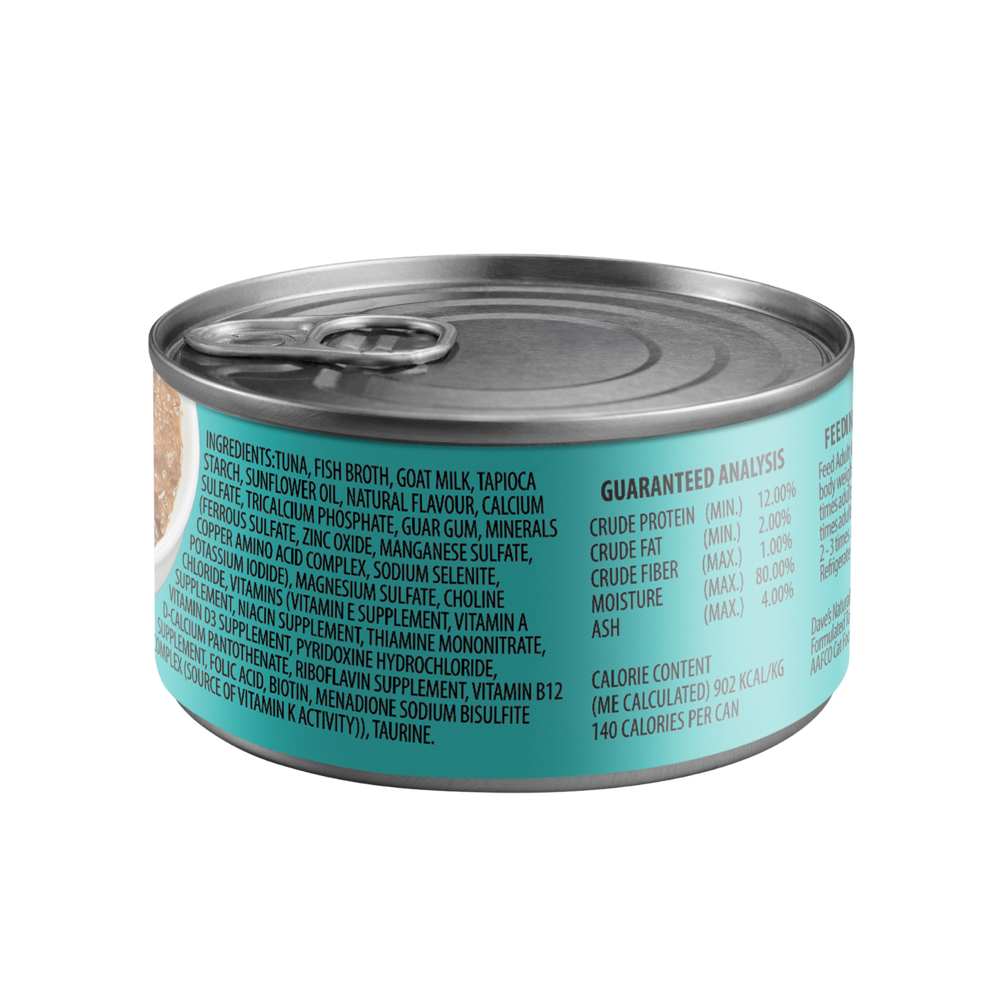 Dave's Naturally Healthy Tuna Recipe in Gravy with Goat Milk / 5.5 oz