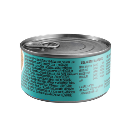 Dave's Naturally Healthy Tuna & Salmon in Aspic with Goat Milk / 5.5 oz