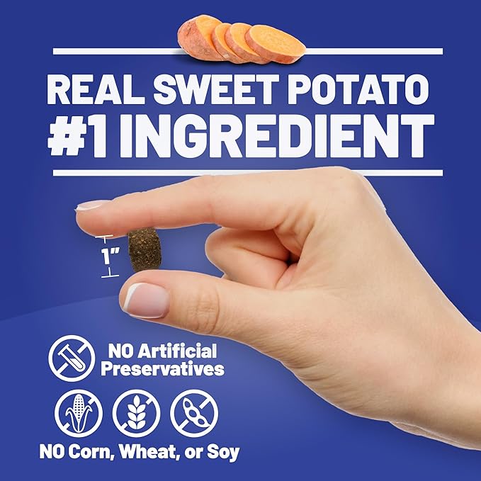 Dave's Digestive-Friendly Sweet Potato & Pumpkin Dog Treats /5oz