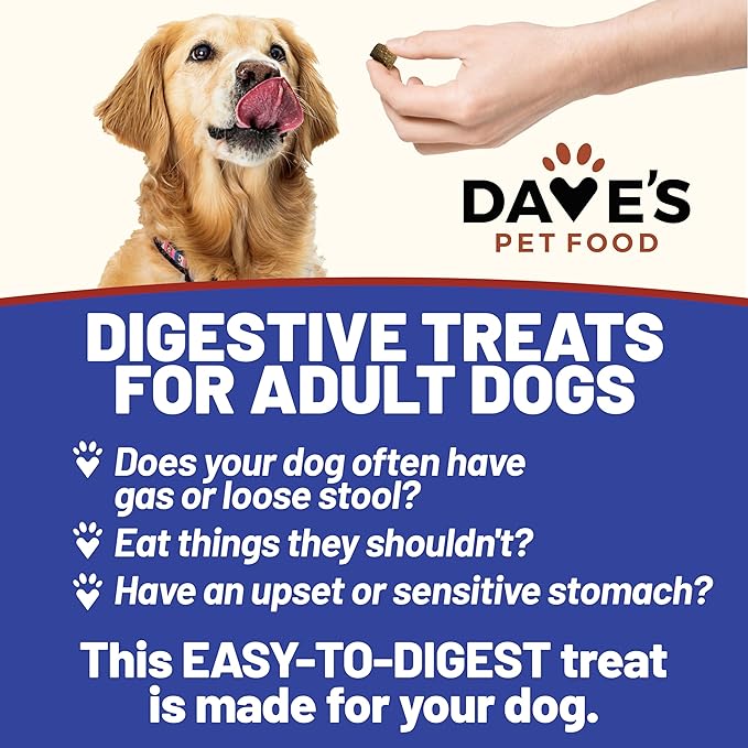 Dave's Digestive-Friendly Sweet Potato & Pumpkin Dog Treats /5oz