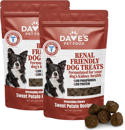 Dave's Kidney-Friendly Sweet Potato Dog Treats /5oz