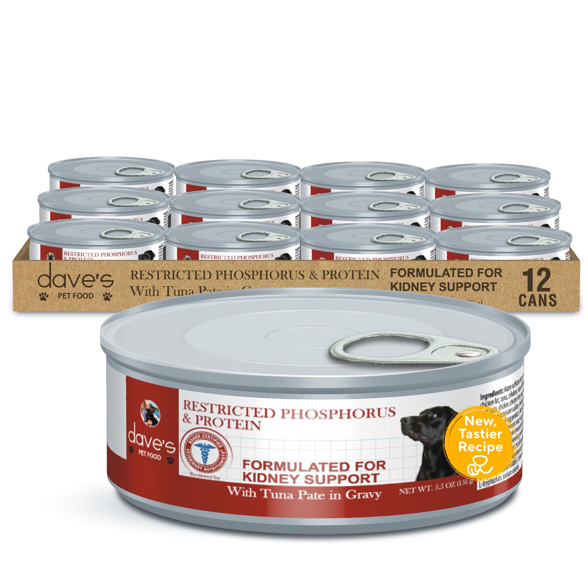 Dave's Pet Food Low Phosphorus Tuna Pate Dog Supplement