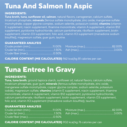 3 oz Naturally Healthy Cat Food Variety Pack - 12 Pack