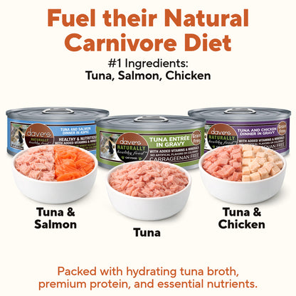 5.5 oz Naturally Healthy Cat Food Variety Pack - 12 Pack