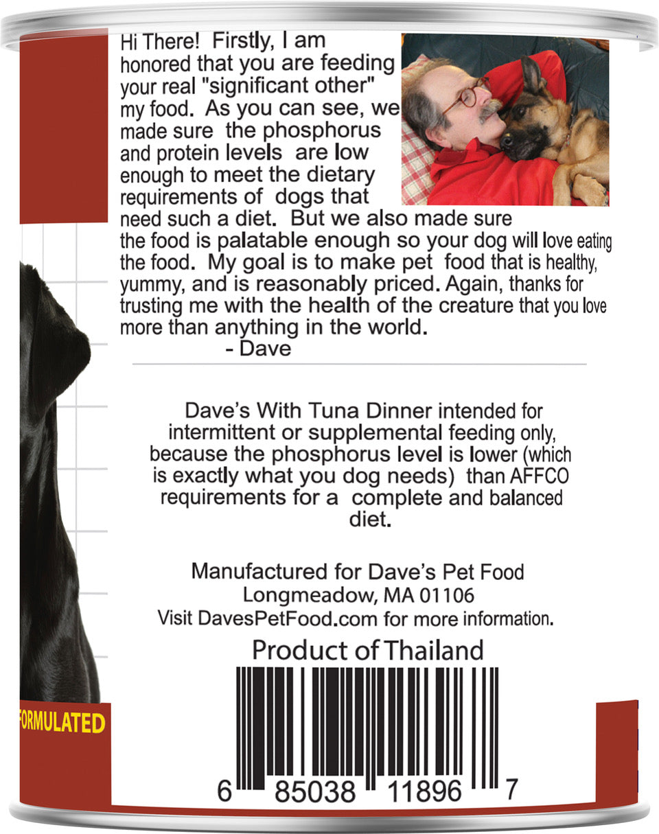 Canned Phosphorus Tuna Paté For Dogs