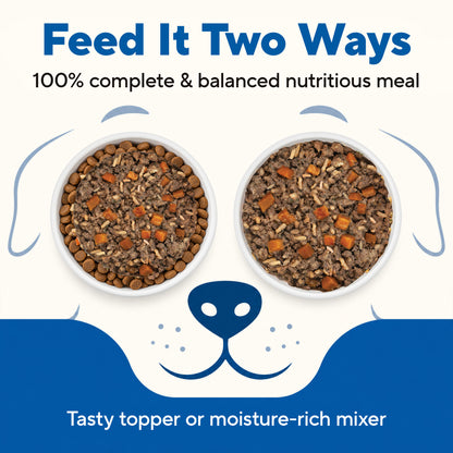 Dave's Bland Beef & Rice Pouch Recipe for Dogs / 10 Pack - 9 oz Pouches