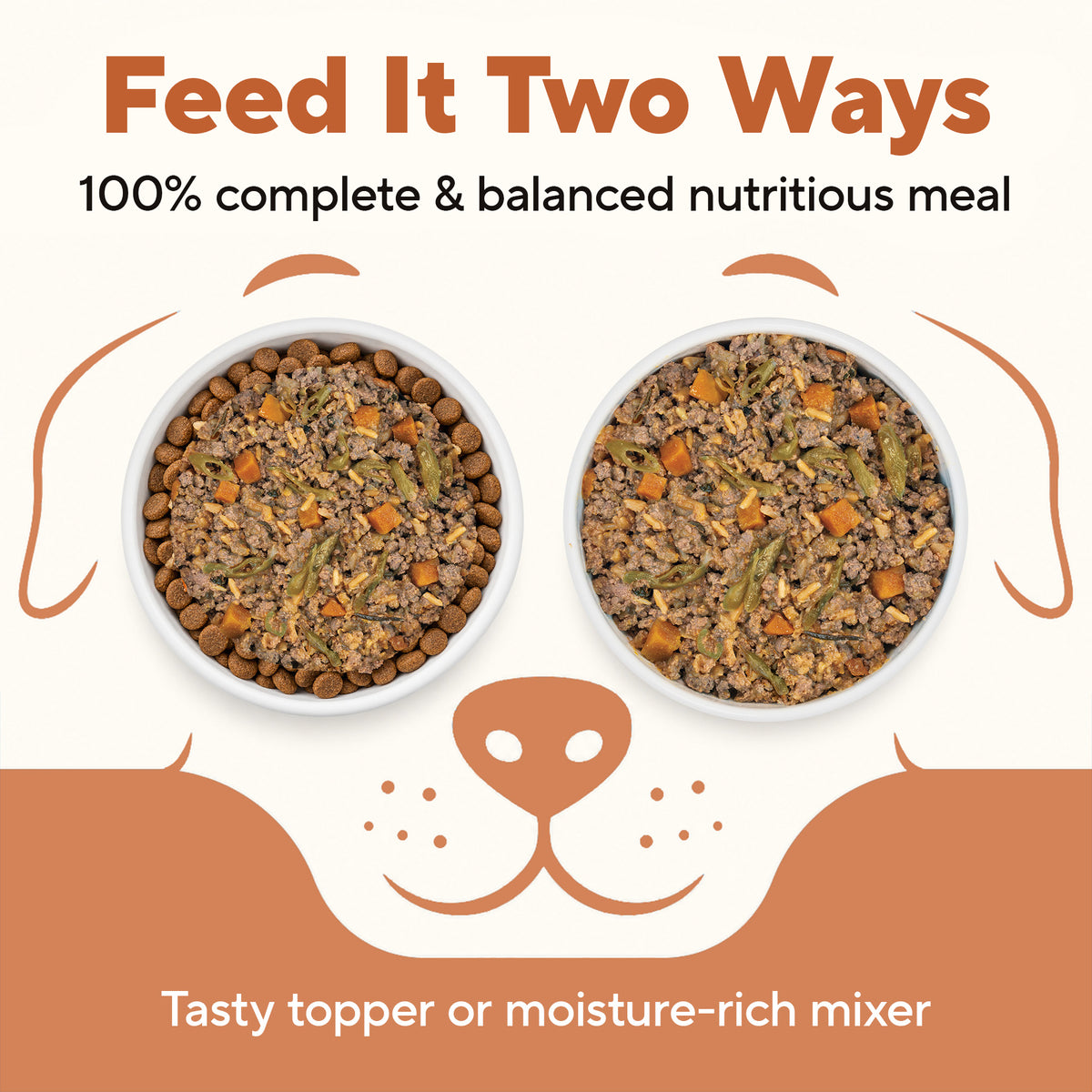 Dave's Chicken & Brown Rice, Goat Milk Pouch Recipe for Dogs / 10 Pack - 9 oz Pouches