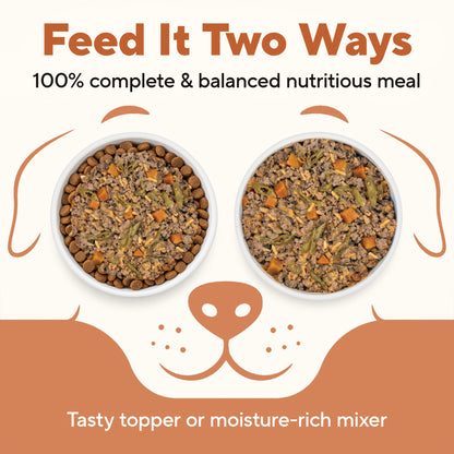 Dave's Chicken & Brown Rice, Goat Milk Pouch Recipe for Dogs / 10 Pack - 9 oz Pouches