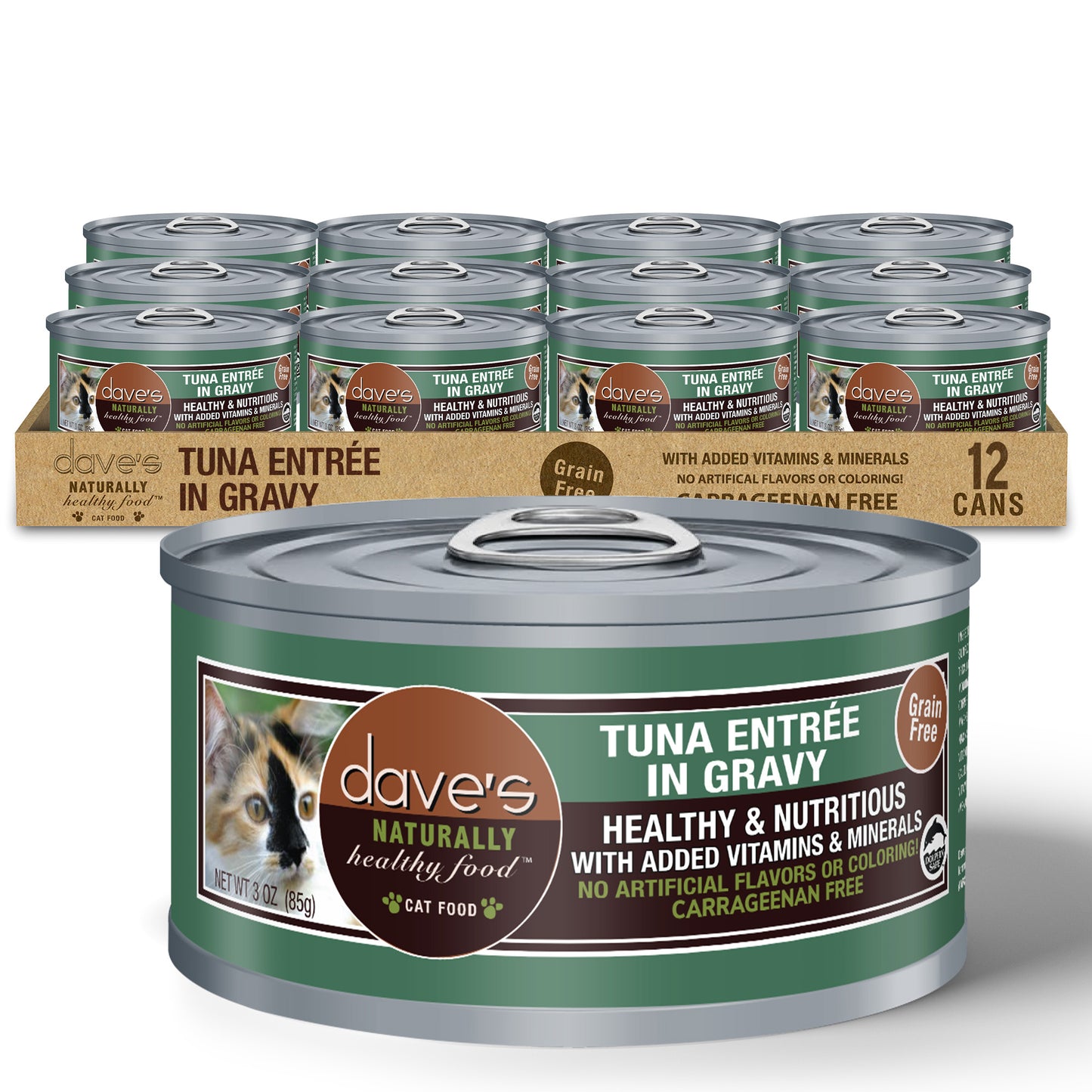 Naturally Healthy Grain Free Tuna Entrée in Gravy / 3 oz