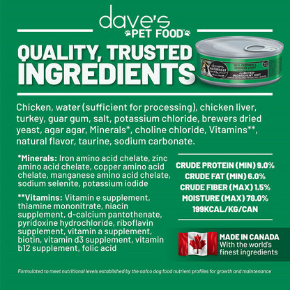 Naturally Healthy 95% Chicken & Chicken Liver Paté / 5.5 oz