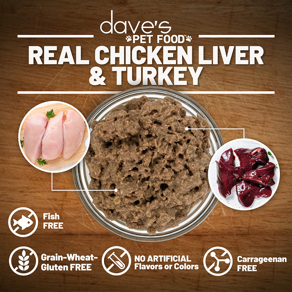 Naturally Healthy 95% Chicken, Chicken Liver, & Turkey Paté / 5.5 oz