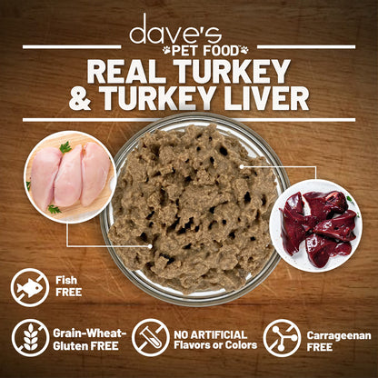 Naturally Healthy 95% Turkey & Turkey Liver Paté / 5.5 oz