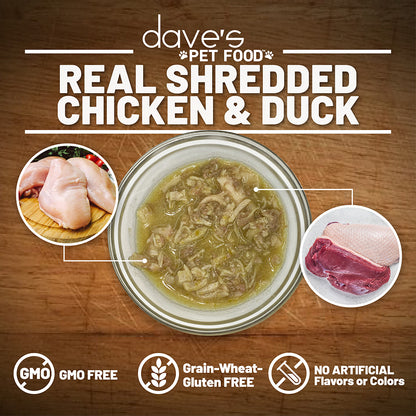 Shredded Chicken & Duck Dinner in Gravy / 2.8 oz