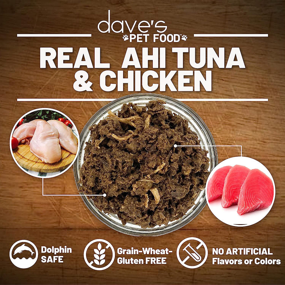 Naturally Healthy Grain Free Ahi Tuna Dinner with Chicken / 5.5 oz