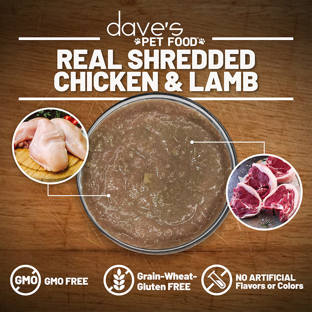 Shredded Chicken & Lamb Dinner in Gravy / 2.8 oz
