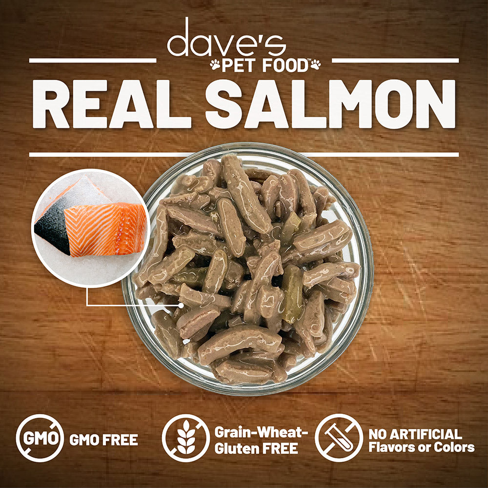 Naturally Healthy Grain Free Shredded Salmon Dinner in Gravy / 5.5 oz