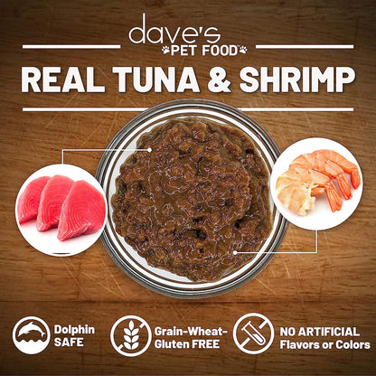 Naturally Healthy Grain Free Tuna & Shrimp Dinner in Gravy / 5.5 oz