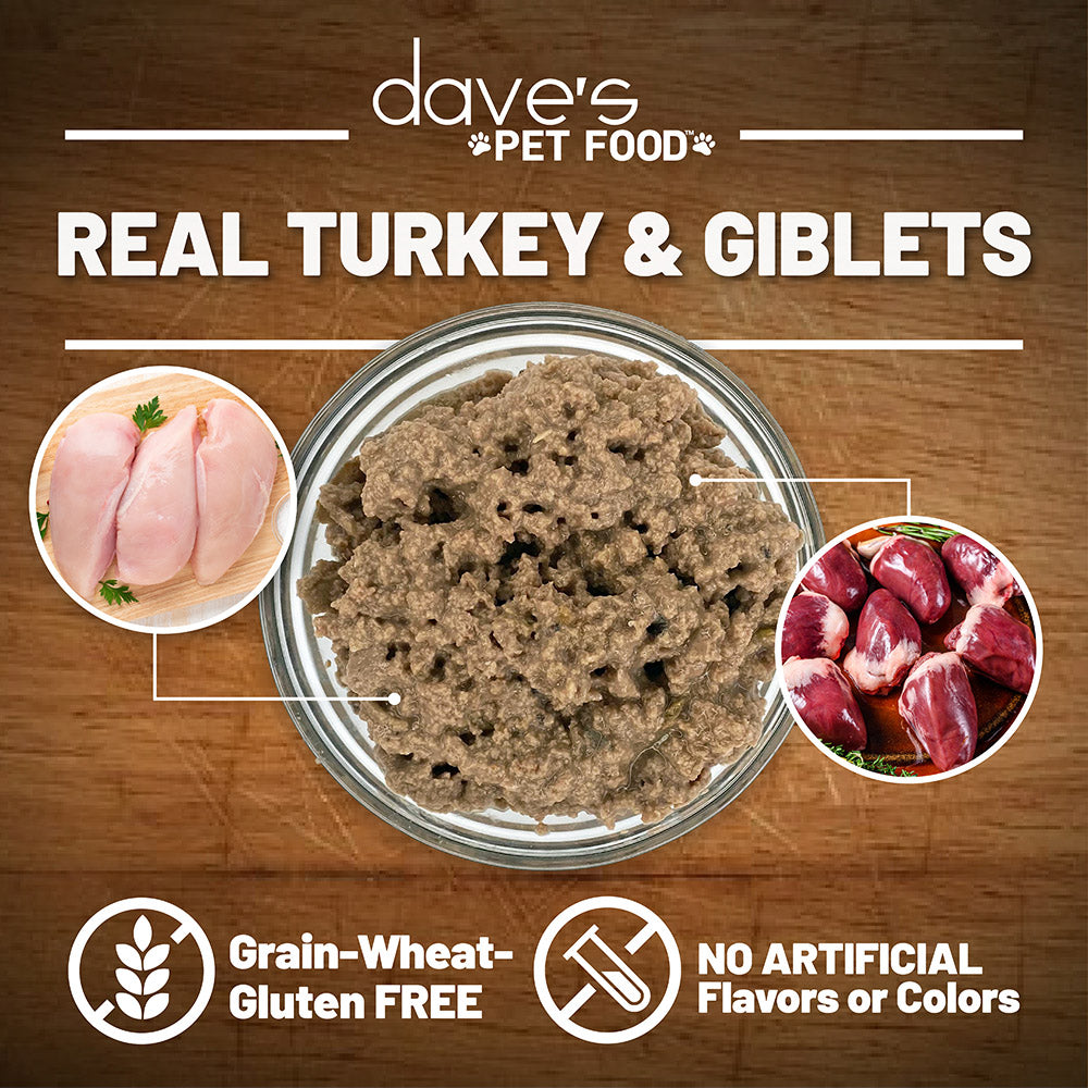 Grablets Naturally Healthy Grain Free Turkey & Giblets Dinner / 5.5 oz – Dave's ...