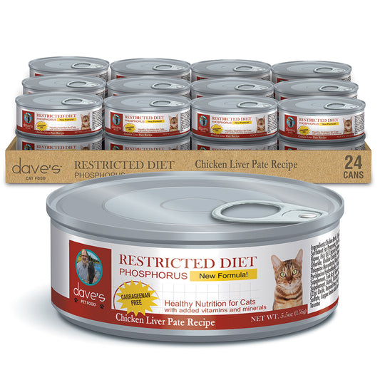 Restricted Diet Phosphorus – Chicken Liver & Chicken in Juice Pate / 5.5 oz