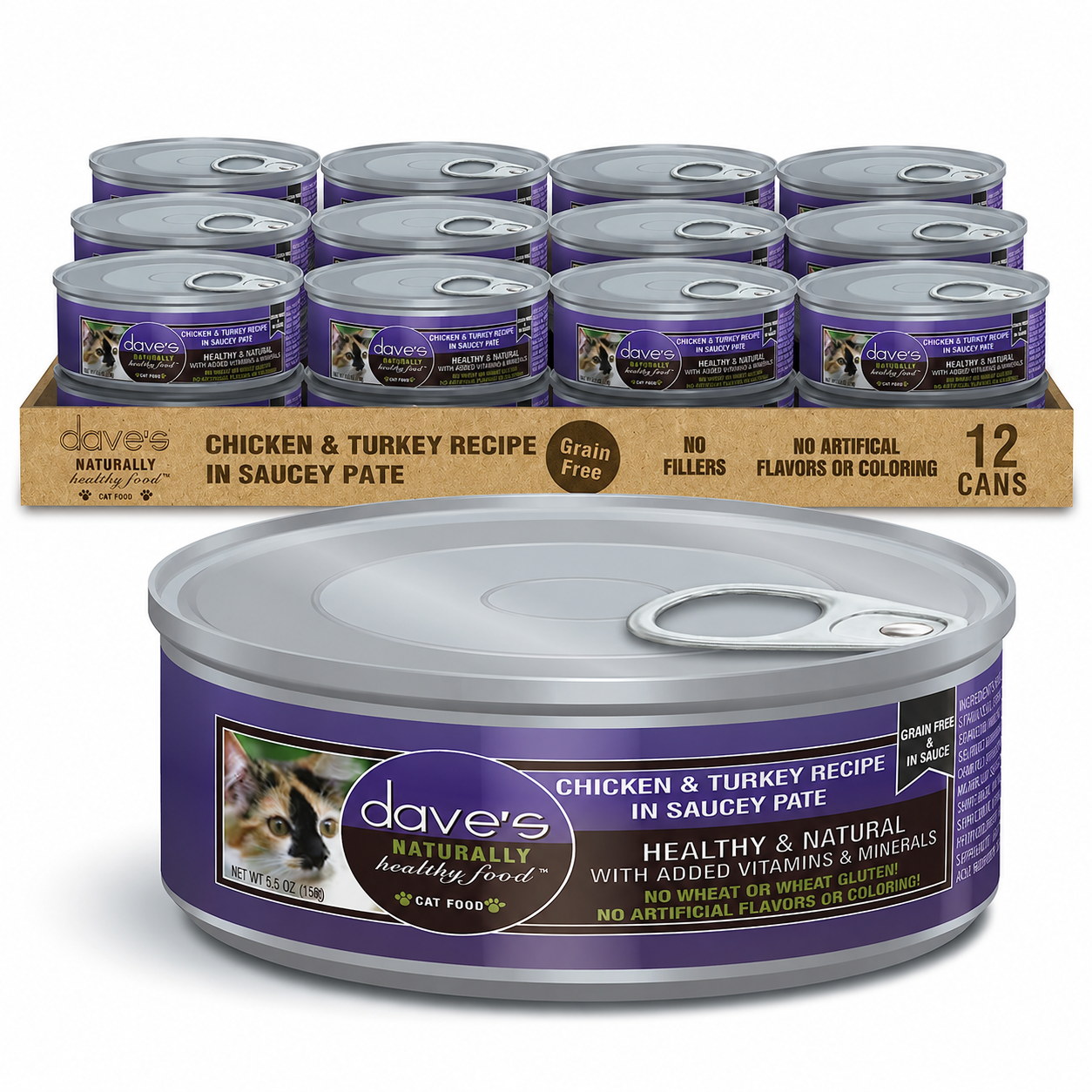 Chicken & Turkey Recipe in Saucey Paté / 5.5 oz