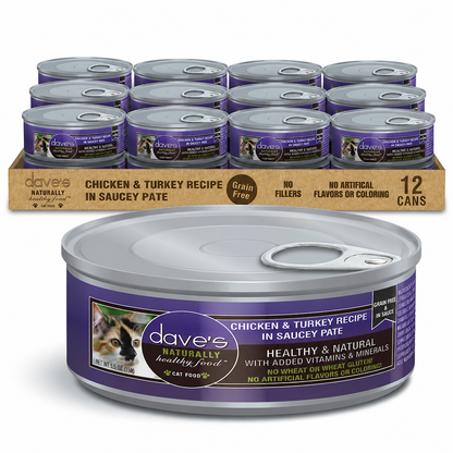 Chicken & Turkey Recipe in Saucey Paté / 5.5 oz