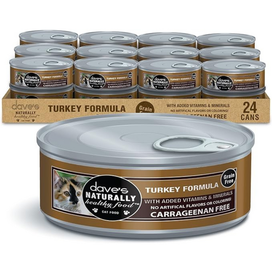Naturally Healthy Grain Free Turkey Formula / 5.5 oz