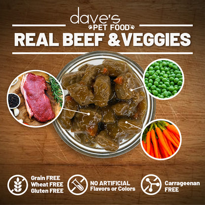 Grain Free Beef & Vegetable Cuts in Gravy For Dogs / 13.2 oz