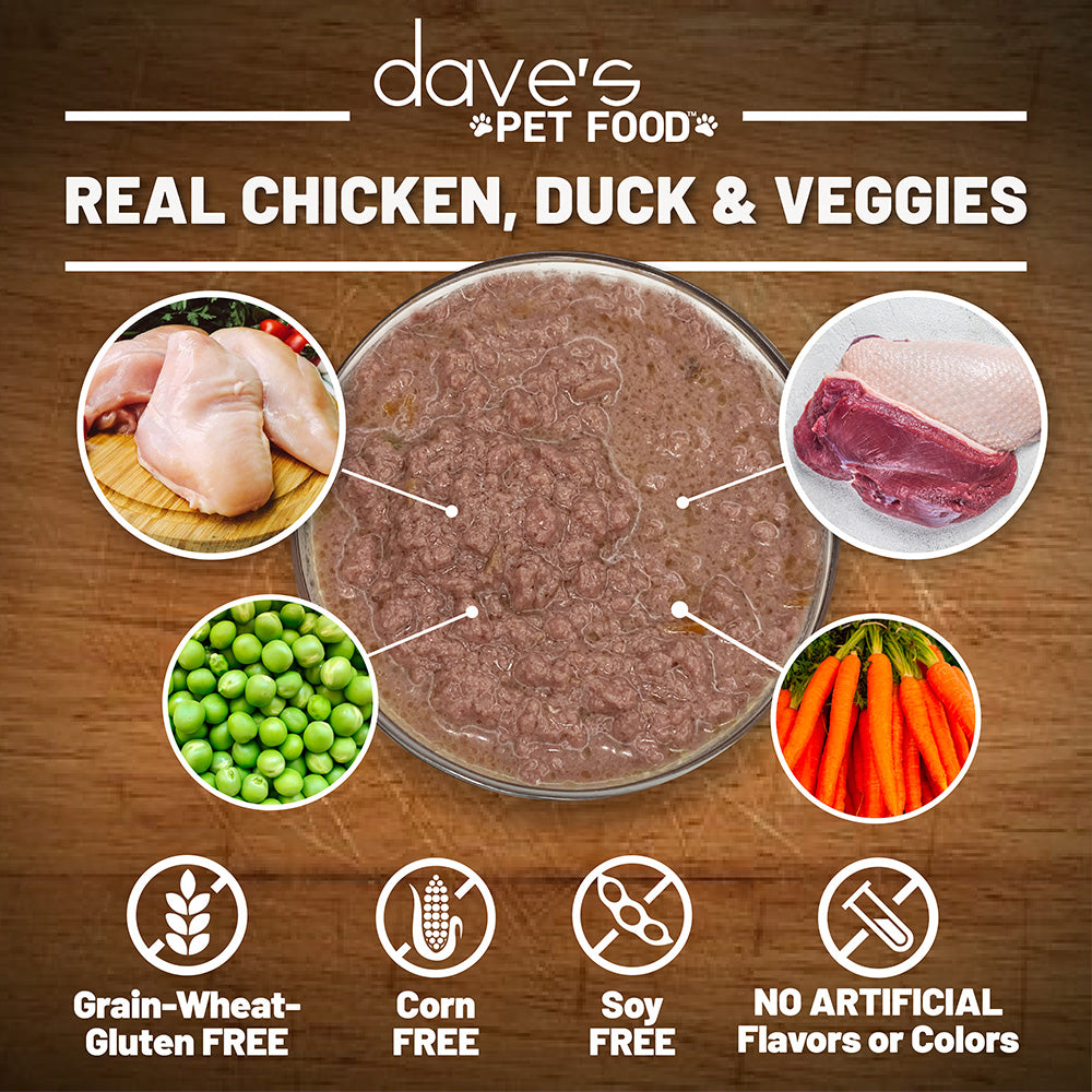 Gravylicious Chicken & Duck with Veggies Paté Dinner For Dogs / 12 oz