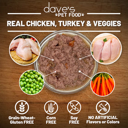 Gravylicious Turkey & Veggies Pate Dinner For Dogs / 12 oz