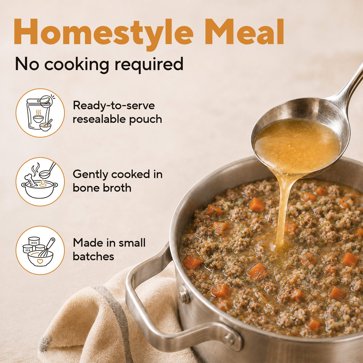 Dave's Grain-Free Goat Milk, Chicken Dinner Pouch Recipe for Dogs / 10 Pack - 9 oz Pouches