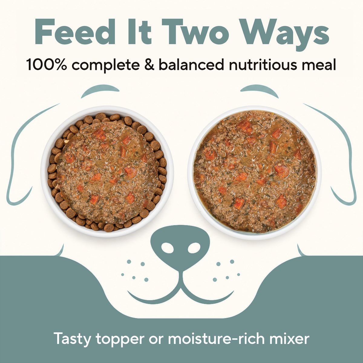 Dave's Grain-Free Goat Milk, Duck & Chicken Pouch Recipe for Dogs / 10 Pack - 9 oz Pouches
