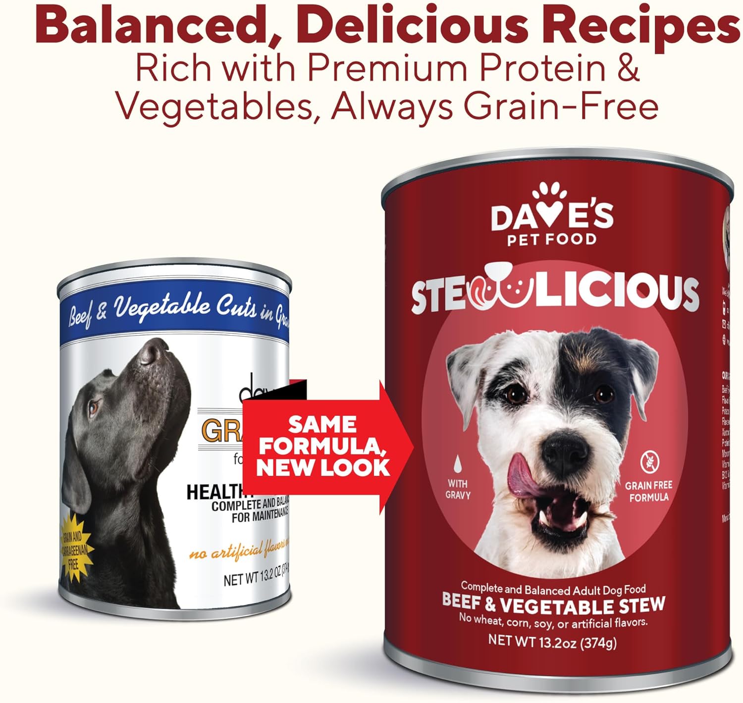 Grain Free Beef Vegetable Cuts in Gravy For Dogs 13.2 oz