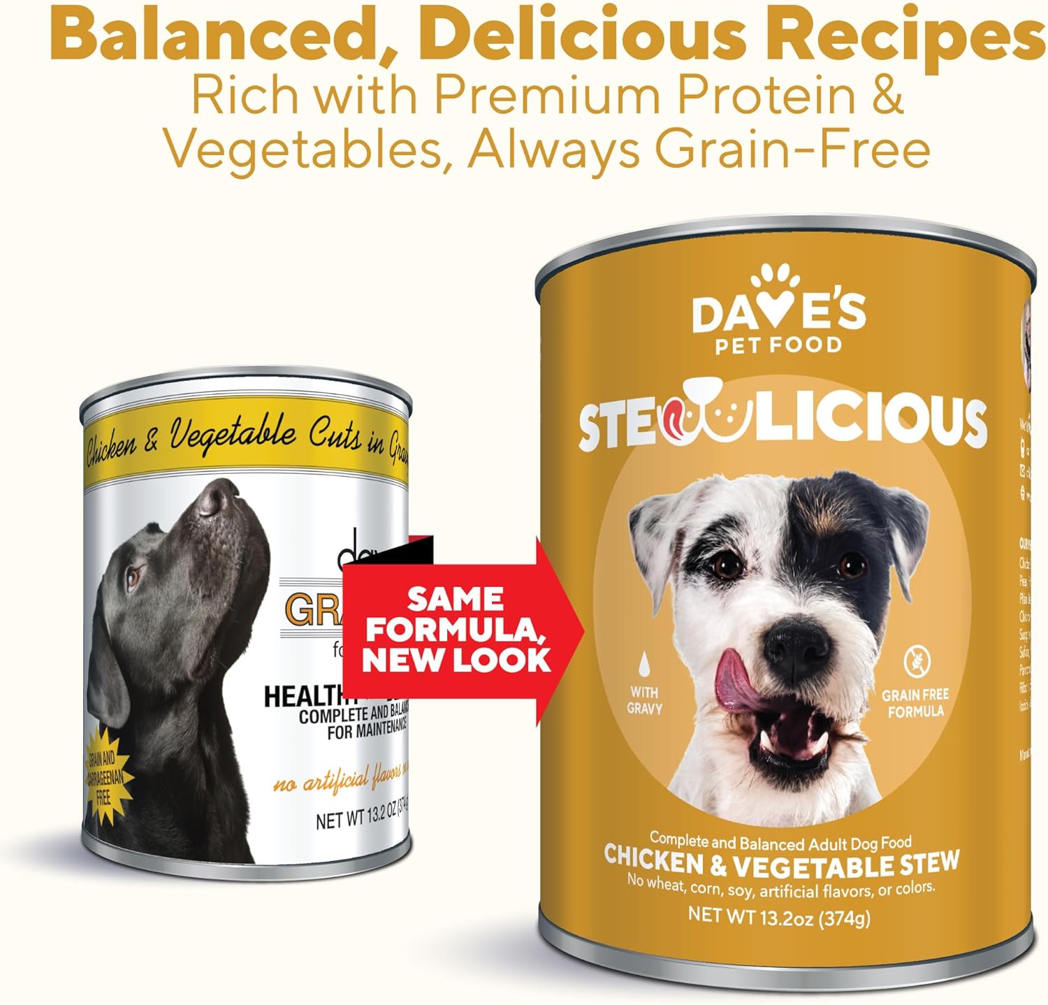 Canned dog food without chicken best sale