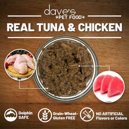 Naturally Healthy Grain Free Tuna & Chicken Dinner in Gravy / 3 oz