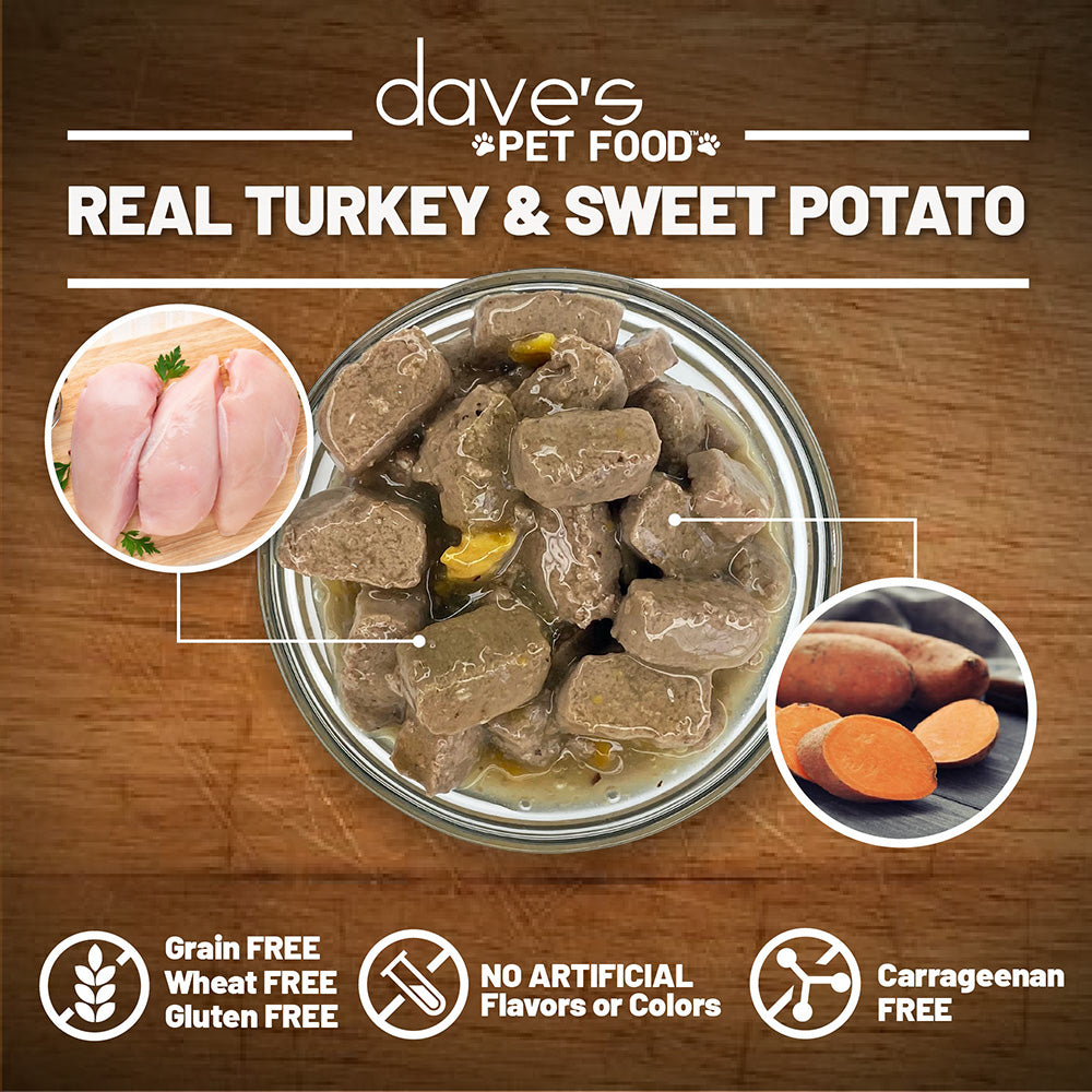 Grain Free Turkey & Sweet Potato Cuts in Gravy For Dogs / 13.2 oz